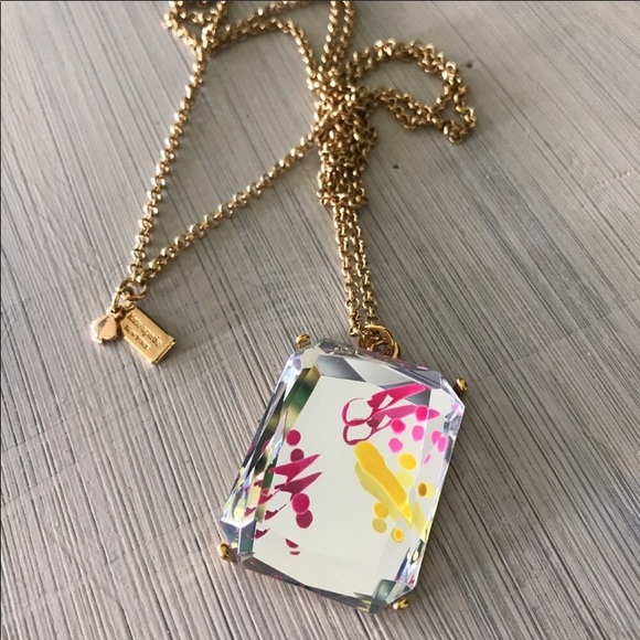 Kate spade mirror splatter necklace